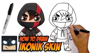 How to Draw Fortnite  Ikonik Skin  StepbyStep Tutorial [upl. by Hannis]