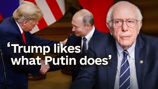 Bernie Sanders on Trump’s alignment with Russia [upl. by Barbaraanne]