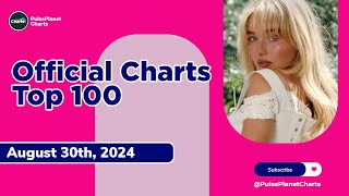 UK Official Singles Chart Top 100 August 30th2024 [upl. by Coop231]