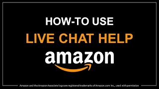 How to Use Live Chat Help on Amazon [upl. by Pouncey]