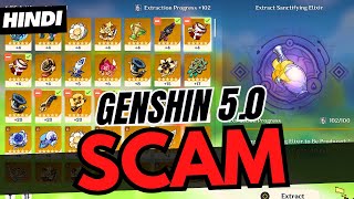 SCAM Sanctifying Elixir in Genshin Impact 2024  HINDI [upl. by Dnomal897]