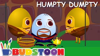 Humpty Dumpty English Nursery rhymes for children  Budstoon [upl. by Doughman]