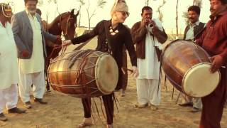 RANI TAJ  A Dhol Jam in Punjab Pakistan [upl. by Aihsak]