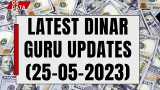 Latest Iraqi Dinar Guru Updates 25052023  News Highlights Value Today  GS Data [upl. by Edea]