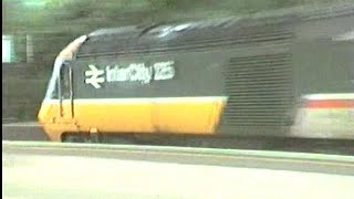 HSTs at 125mph and more at Goring Nr Reading 1989  BR Network SouthEast [upl. by Antonino]