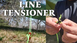 How to use Tent Line Tensioners [upl. by Nimesay]