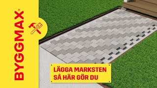 Lägga marksten så här gör du [upl. by Forest]