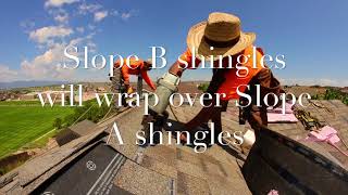 How to install ridge cap shingles [upl. by Tutankhamen]