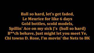 JayZ ft Kanye West  Niggas In Paris LYRICS ON SCREEN HD [upl. by Chill822]