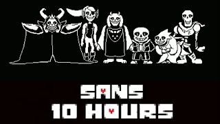 Undertale OST sans 10 Hours HQ [upl. by Artemahs]