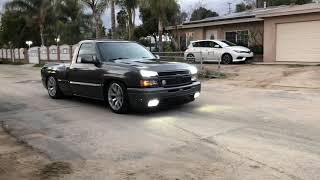 2004 Chevy Silverado 57 drop on 20s [upl. by Eidassac573]