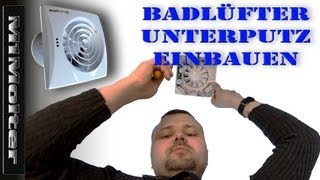 Badlüfter einbauen  Einbauanleitung [upl. by Attenod]