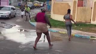 2 big woman fighting over man in jamaica must watch video [upl. by Becket]