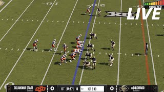 NCAAF LIVE🔴Colorado Buffaloes vsOklahoma State CowboysWeek 14 College Football Full Game29th Dec [upl. by Tertia]