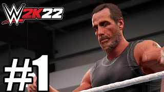 WWE 2K22 My Rise Gameplay Walkthrough Part 1  Performance Center [upl. by Alyose]