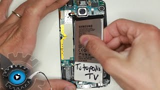 Samsung Galaxy S6 Akku Wechseln Tauschen unter 5 Minuten Reparieren Deutsch [upl. by Allicirp]