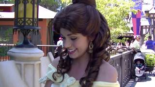 Belle Meet and Greet in Disneyland [upl. by Harlamert]