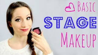 Basic Stage Makeup Tutorial [upl. by Yhtimit328]