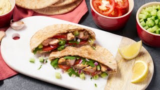 Zesty Chicken Pita Pocket Recipe  Mission Foods [upl. by Chere]