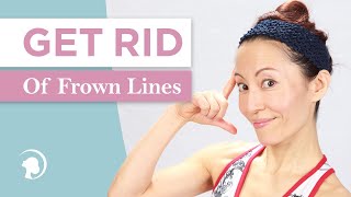 Simple Tricks to Get Rid of Frown Lines [upl. by Eenal]