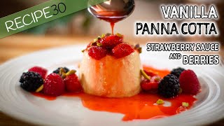 Baked Vanilla Panna Cotta A dessert that drives people crazy [upl. by Milon448]