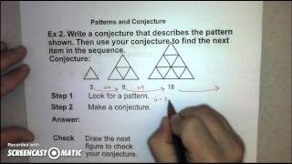 21 Inductive Reasoning and Conjecture [upl. by Ploss]