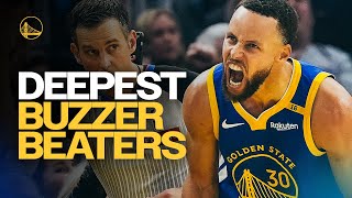 Stephen Currys 10 DEEPEST Buzzer Beaters 🚨 [upl. by Suzy]