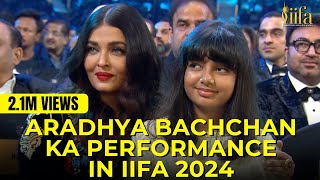 IIFA 2024 mein Aradhya Bachchan ka performance  IIFA AWARDS [upl. by Ylsel]