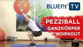 Pezziball Übungen  Ganzkörpertraining zur Rückenstärkung [upl. by Ferrel861]