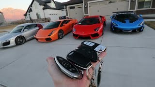 FULL TOUR OF THE SUPERCAR COLLECTION [upl. by Ettenel]