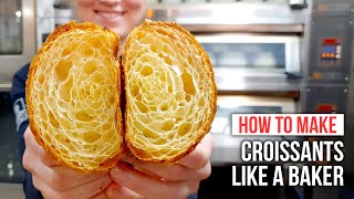 How to Make CROISSANTS Like a Pastry Chef [upl. by Walls]