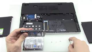 How to install SSD on HP EliteBook Folio 9470m [upl. by Ettenahc206]