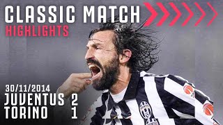 Juventus 21 Torino  Andrea Pirlo Scores Last Minute Derby Winner  Classic Match Highlights [upl. by Mima]