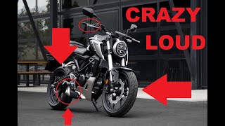 LOUD HONDA CB125R EXHAUST SOUND COMPILATION  AKRAPOVIC SCORPION LEOVINCE [upl. by Fonda]