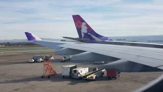 Hawaiian Airlines Los Angeles to kahului Maui HI full flight [upl. by Ronen938]