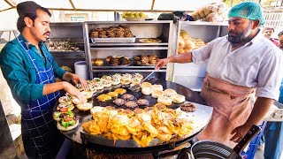 Street Food in Pakistan  ULTIMATE WESTERN PAKISTANI Fast Food Tour  Karachi Islamabad Lahore [upl. by Yenreit215]