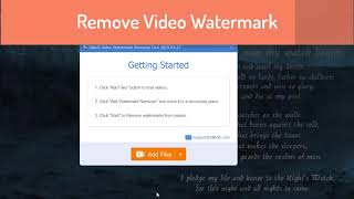 How to Remove Video Watermark Gilisoft Watermark Removal Tool [upl. by Mcclure]