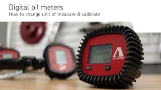 Alemite digital oil meter calibration procedure [upl. by Feerahs617]