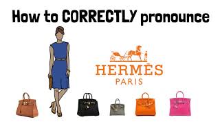 How to pronounce Hermes Hermès correctly  English Speaking Practice [upl. by Dihaz]