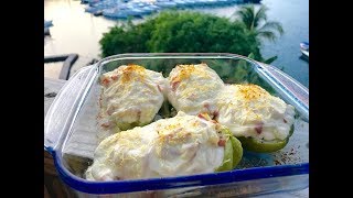 CHAYOTES RELLENOS DE JAMÓN GRATINADOS [upl. by Millian]