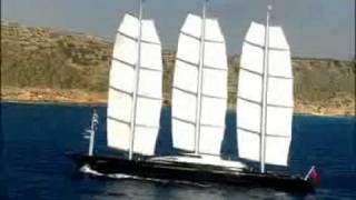 Perini Navi  88m SY Maltese Falcon [upl. by Eilema940]