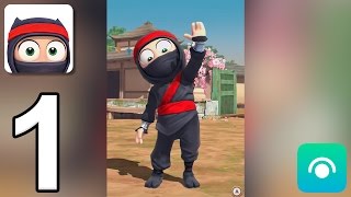 Clumsy Ninja  Gameplay Walkthrough Part 1  Level 13 iOS Android [upl. by Anneuq]