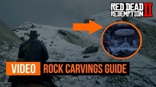 All 10 Rock Carving Locations in Red Dead Redemption 2 [upl. by Asilim154]