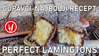 Čupavci Najbolji Recept🔹Lamingtons Perfect amp Easy Recipe [upl. by Rahcir]