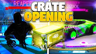 OPENING 50 CRATES On Rocket League Simulator [upl. by Amaty]