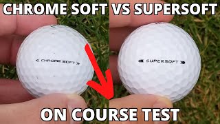 ✅ CALLAWAY CHROME SOFT vs SUPERSOFT Tested By An Average Golfer [upl. by Eed]