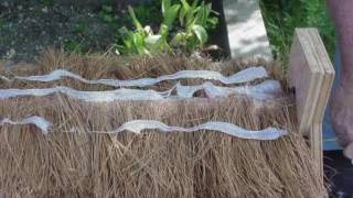 How to Thatch a Dollhouse Roof [upl. by Lucila]