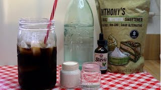 SUGAR FREE SIMPLE SYRUP RECIPE ALL NATURAL NO CALORIES NO CARBS [upl. by Maon]