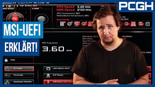 MSI Click BIOS 5 deutsch UEFIBIOS Update richtig einstellen  Tuning AM4 Ryzen 3000  5000 [upl. by Asille654]