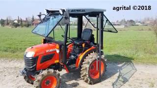 Tractor cab for Kubota B1 amp B20 series [upl. by Pang]